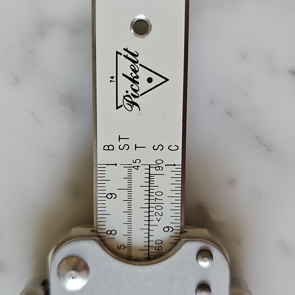 Pickett & Eckel Vintage Slide Rule Model 1010